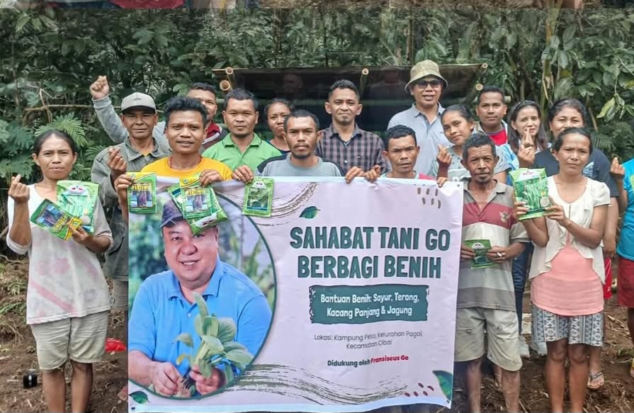 Perkuat Ketahanan Pangan, Komunitas Sahabat Tani GO Salurkan Bantuan Benih ke Petani NTT