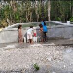 Bak Penampungan Air di Kampung Maumolo Mulai Dimanfaatkan Warga